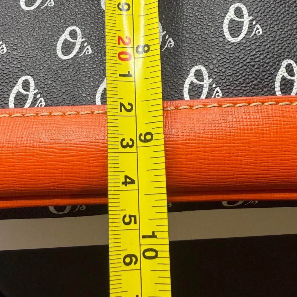 Dooney & Bourke Baltimore Orioles MLB Zip Satchel Black Orange Purse MSRP‎ 258$